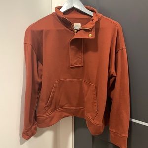 A New Day Warm Orange/Brown Pullover